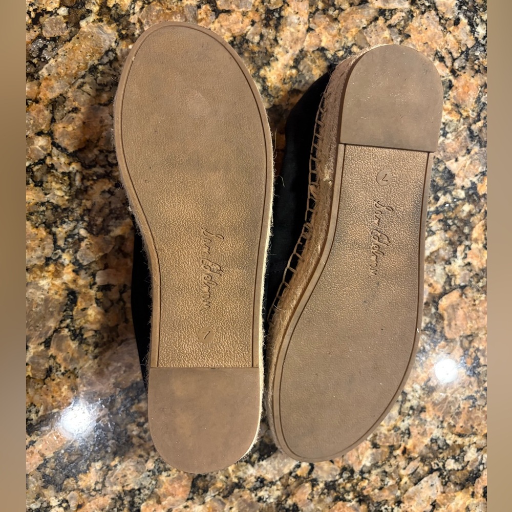 Sam Edelman Women's Carrin Platform Espadrille Slip-On Shoe Black Suede Size: 7M - Picture 12 of 13